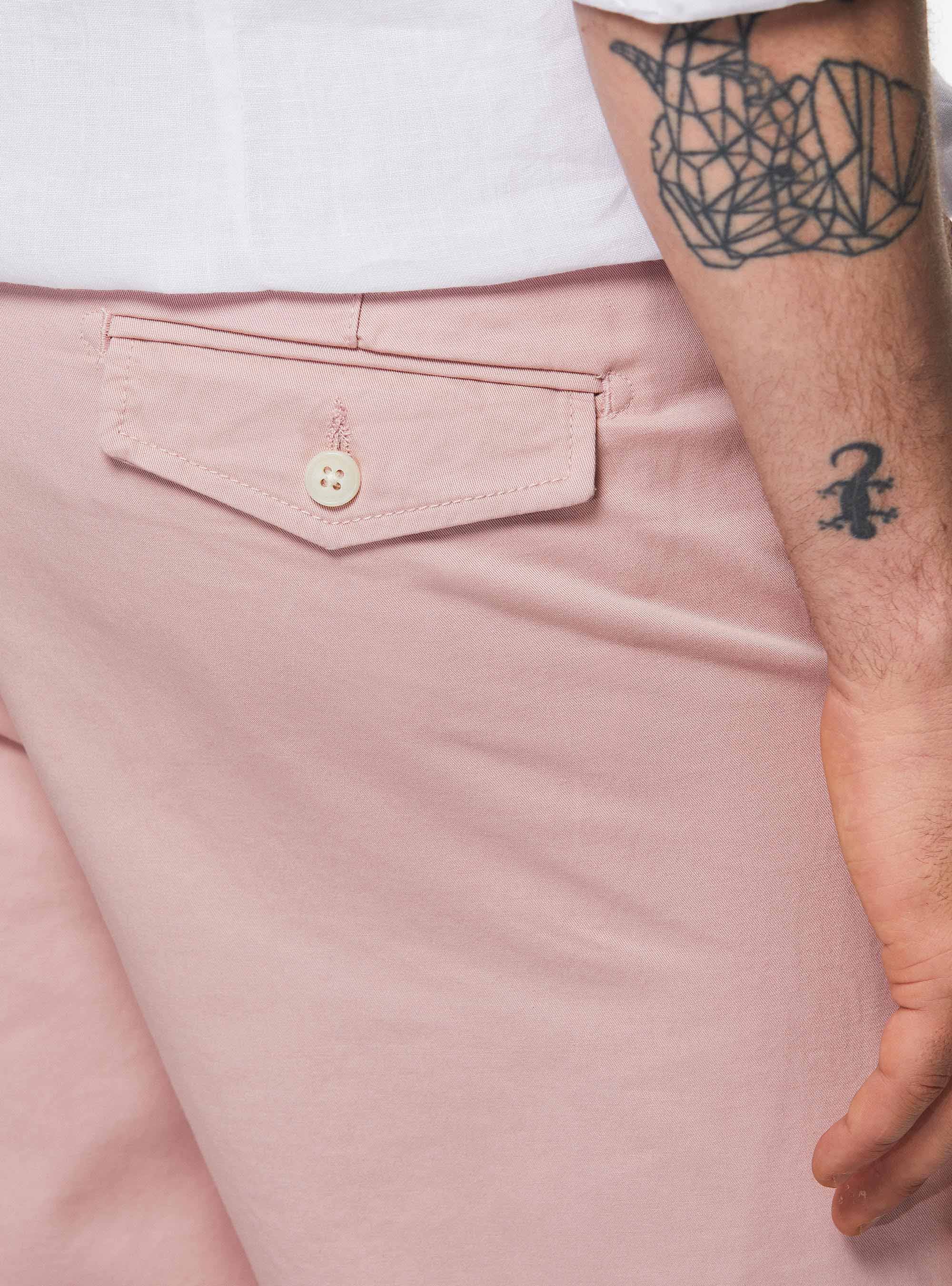 Twill Bermuda shorts, 0441C ROSA SCURO
