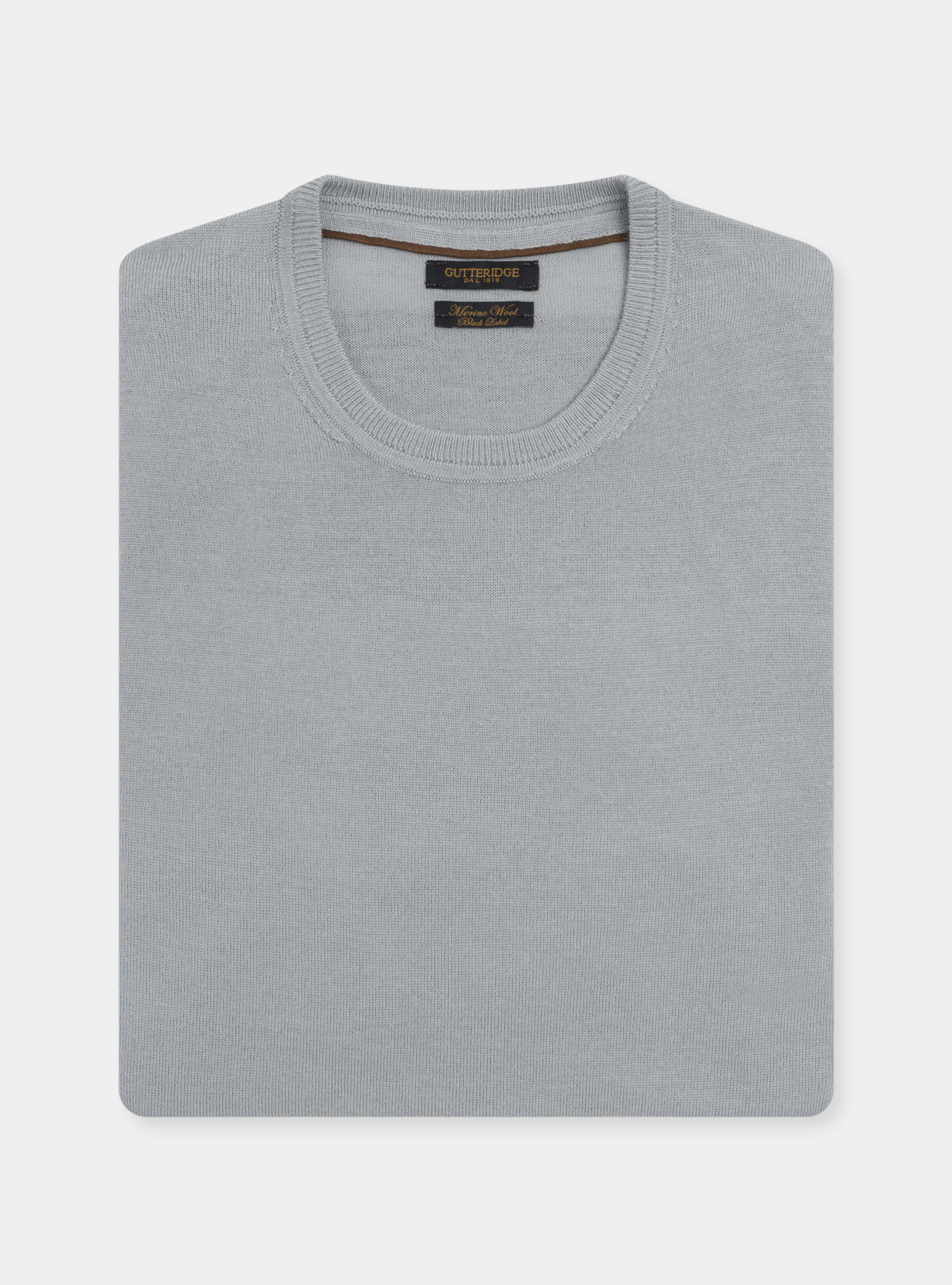 Maglia in pura lana merino, GRIGIO CHIARO 0256C