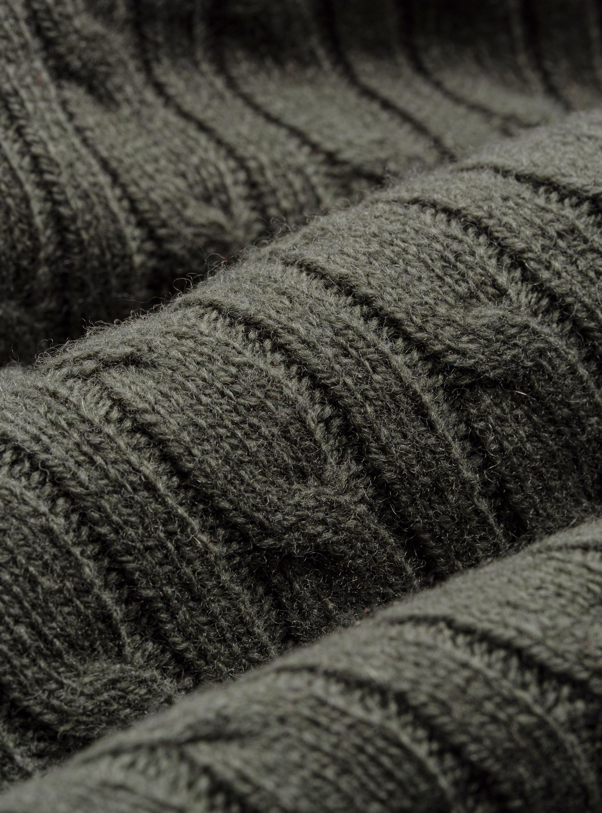 Braided lambswool sweater, MILITARE 0609C