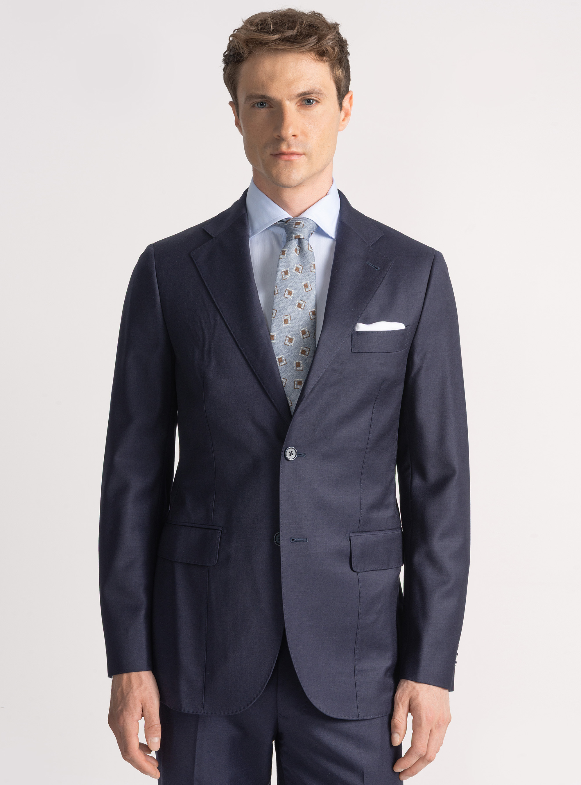 Giacca per abito in pura lana superfine 120's, BLU NAVY