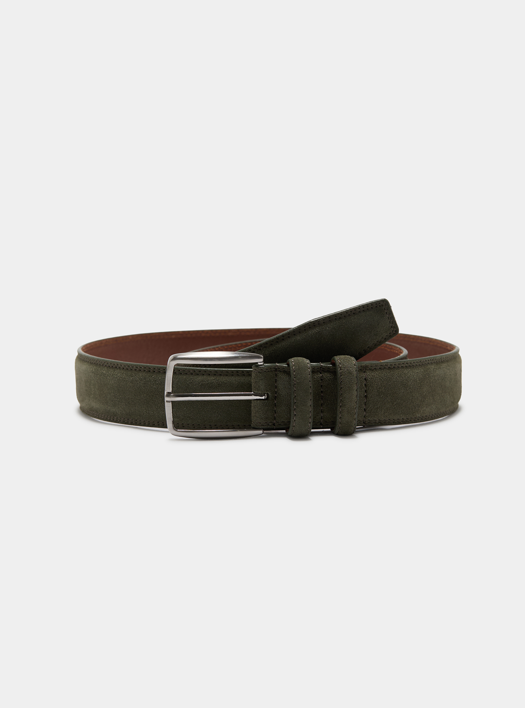 Suede belt, GREEN