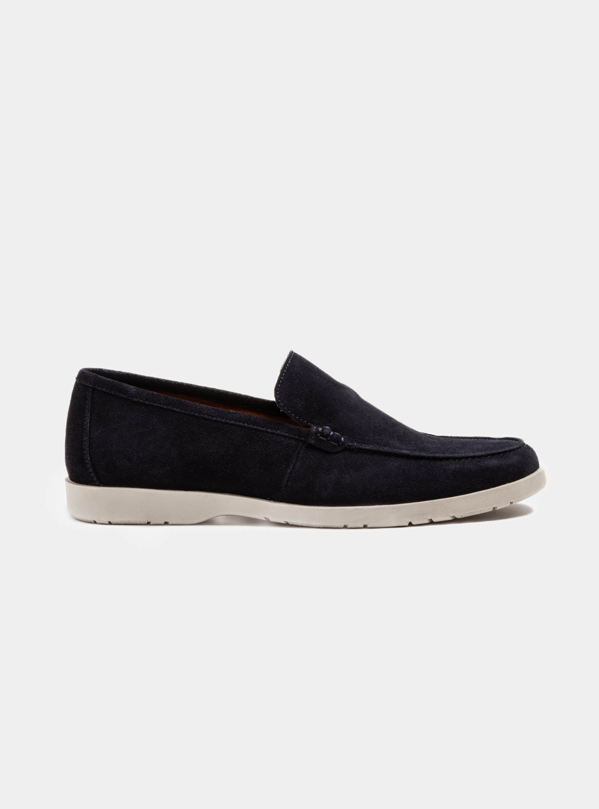 Suede loafers, NAVY BLUE