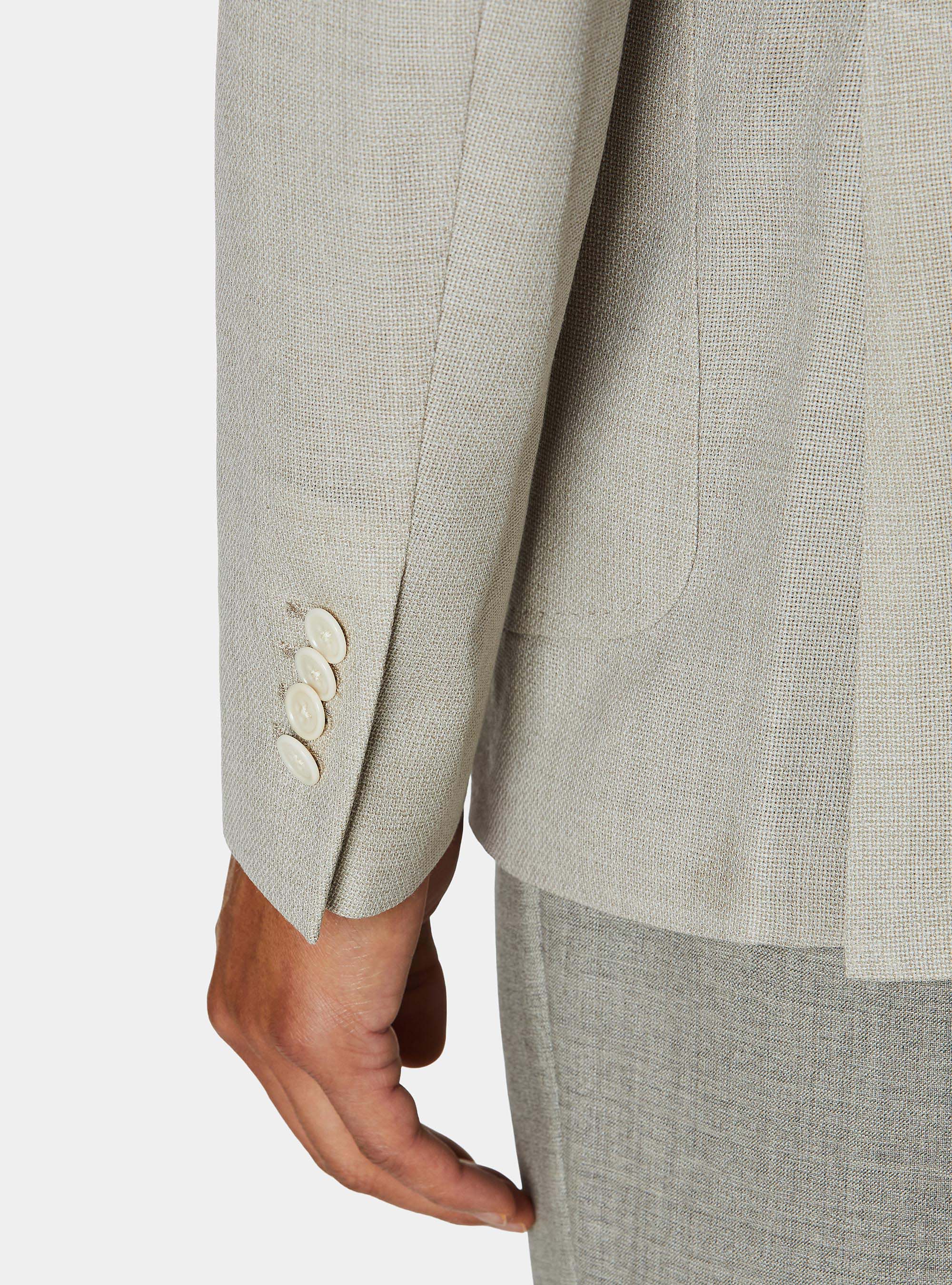 Giacca hoprsack in pura lana, ECRU