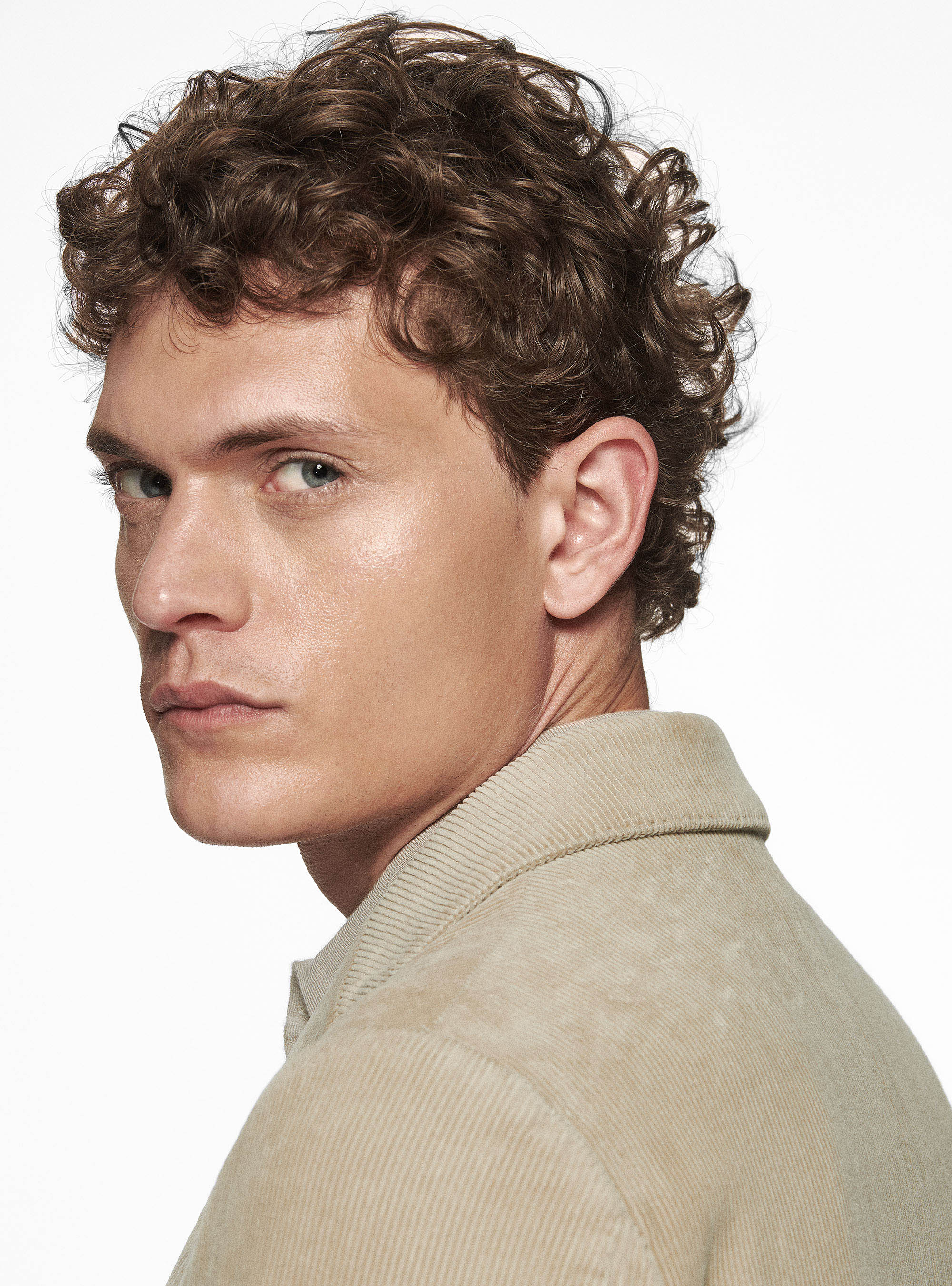 Giacca in velluto, SABBIA