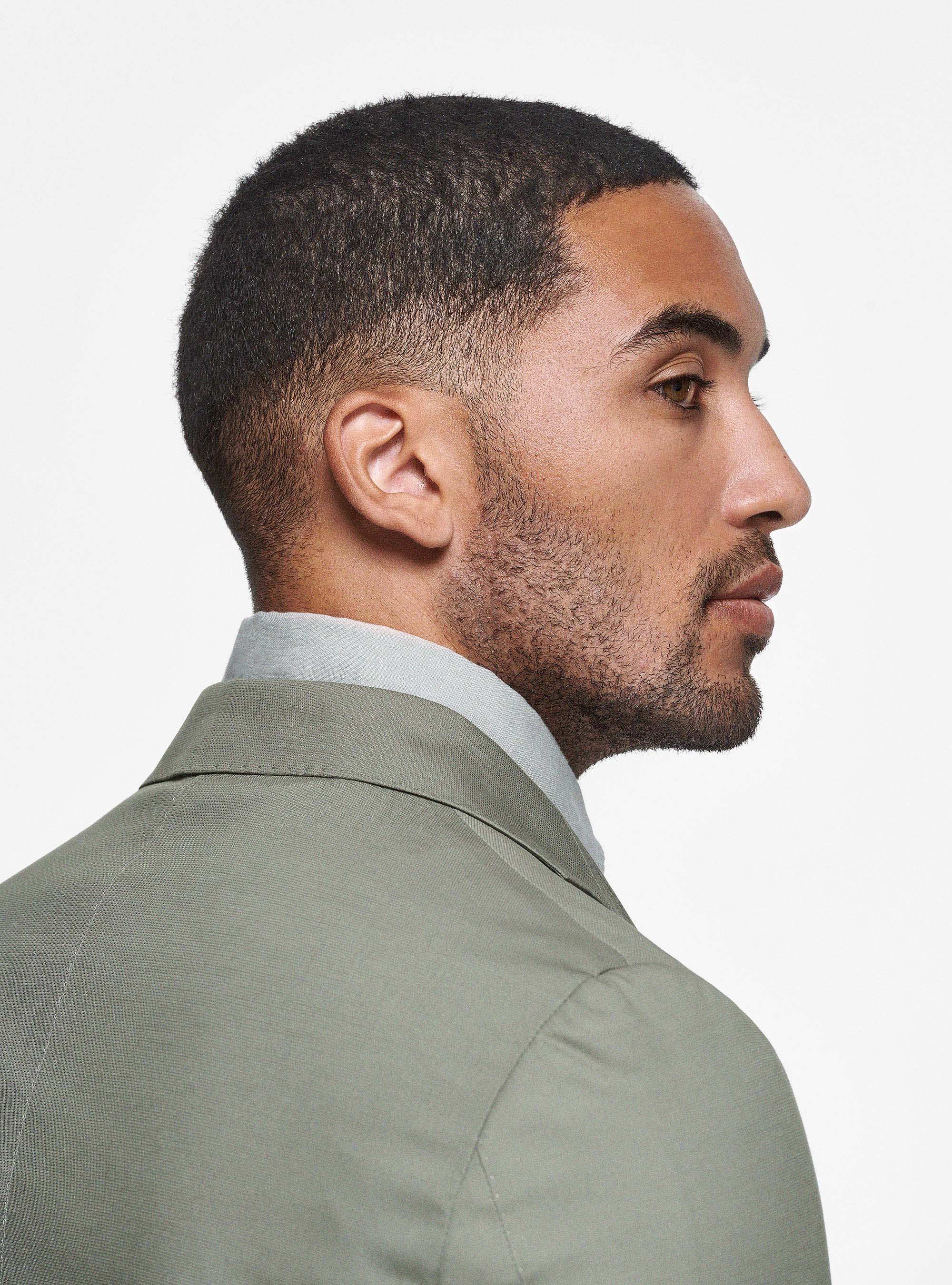 Giacca in puro cotone armaturato, SALVIA 0602C