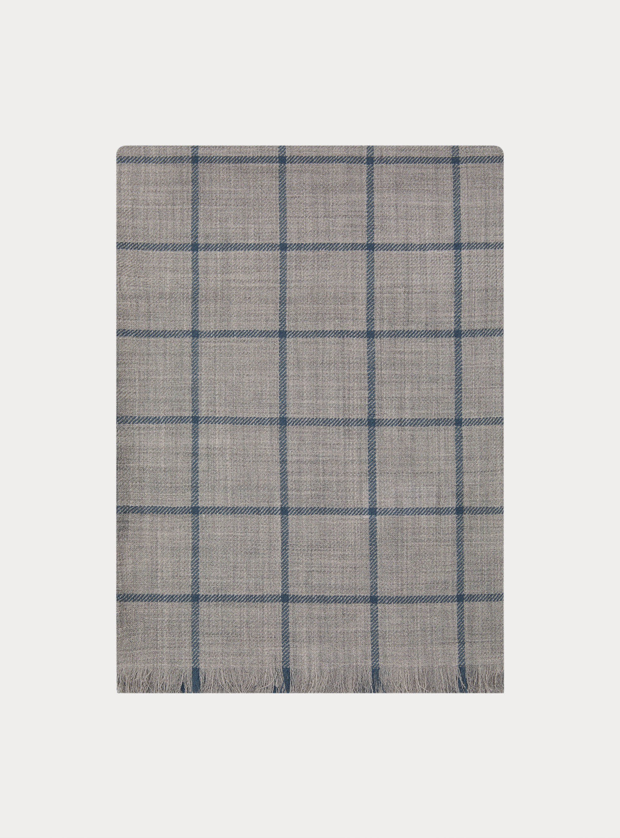 Sciarpa in lana fantasia, GRIGIO MELANGE 0151C