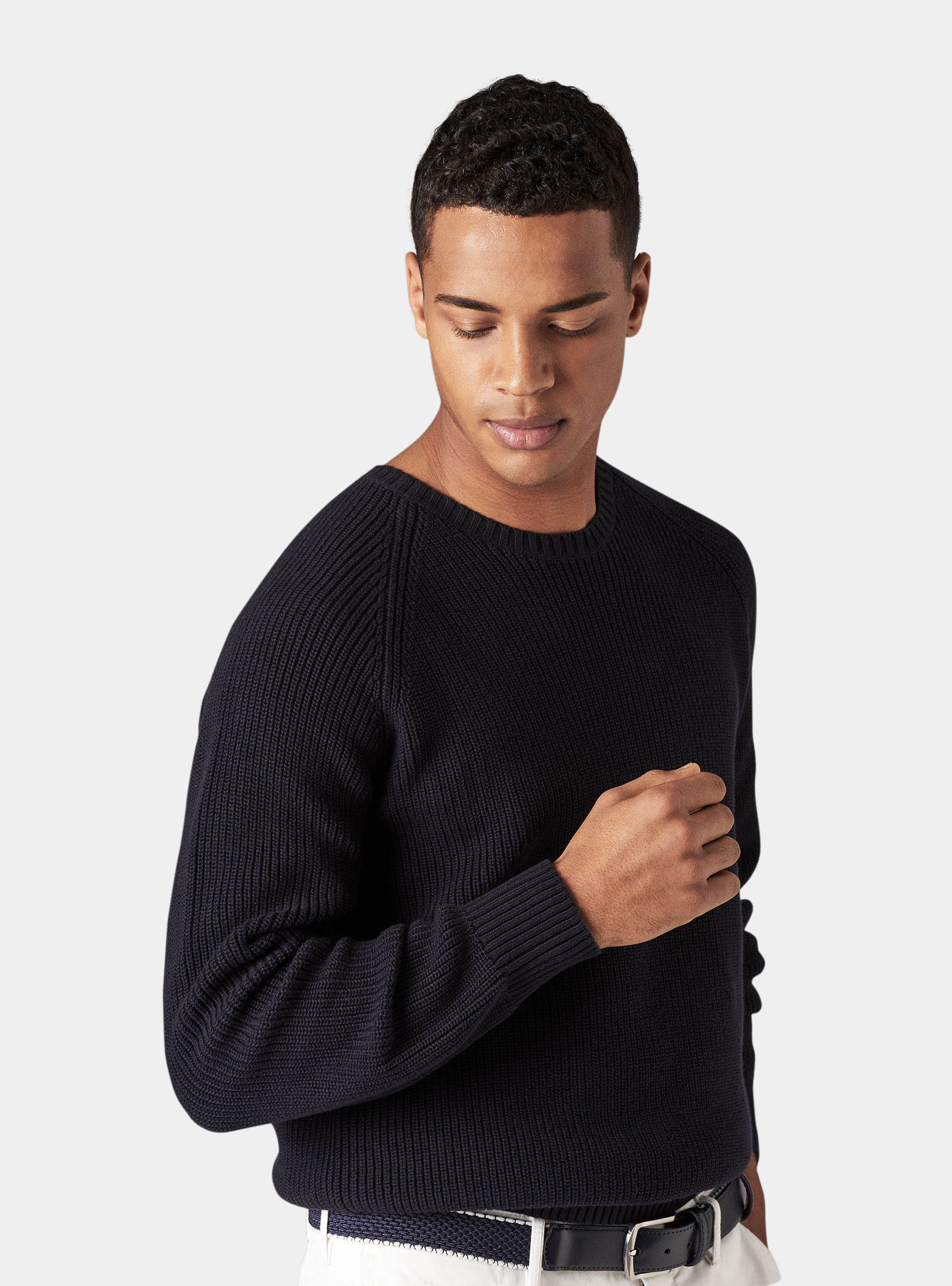 lightweight black sweater