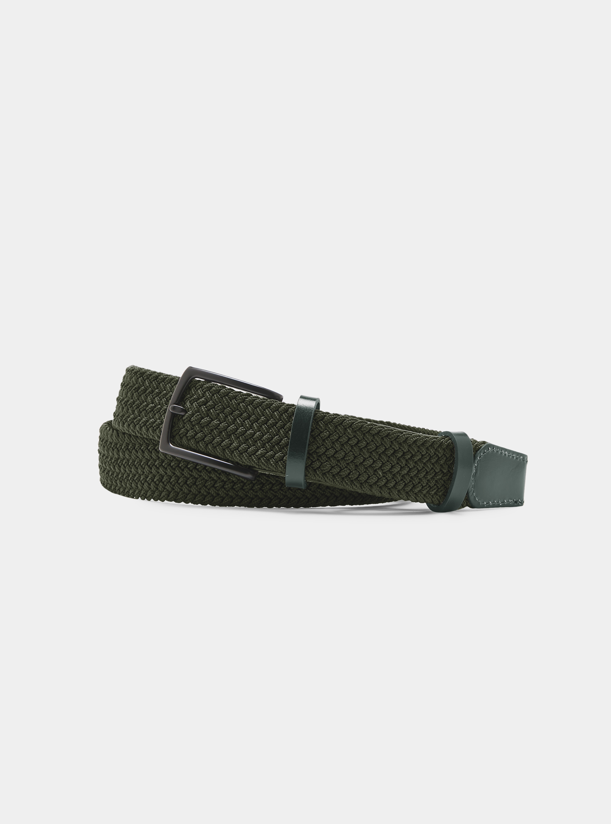 Gutteridge - Cintura elastica intrecciata, Unisex, Verde, Taglia: 120