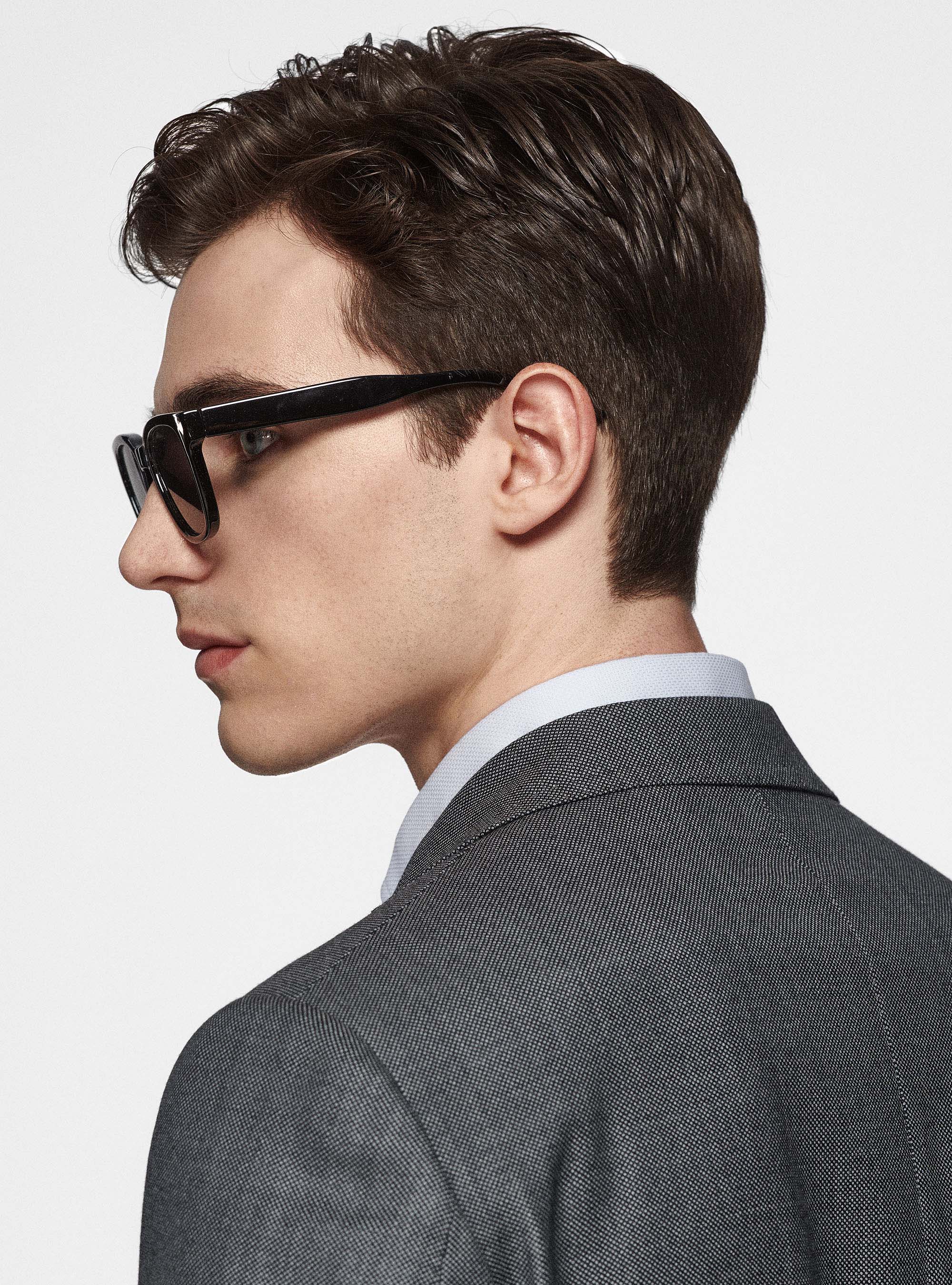 Giacca in pura lana occhio di pernice, GRIGIO CHIARO