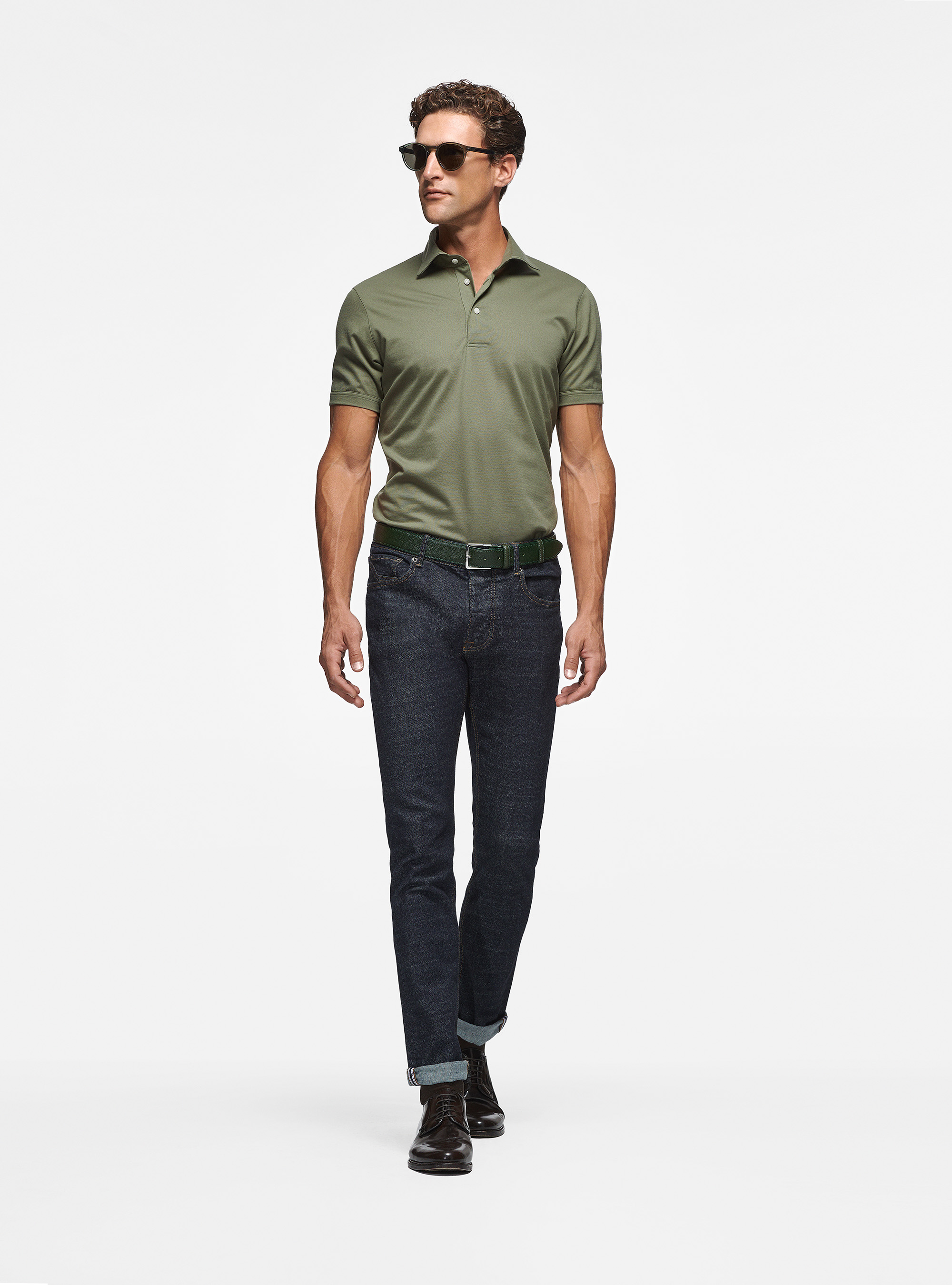 Piqu&eacute; polo shirt in COOLMAX fabric, SALVIA 0602C