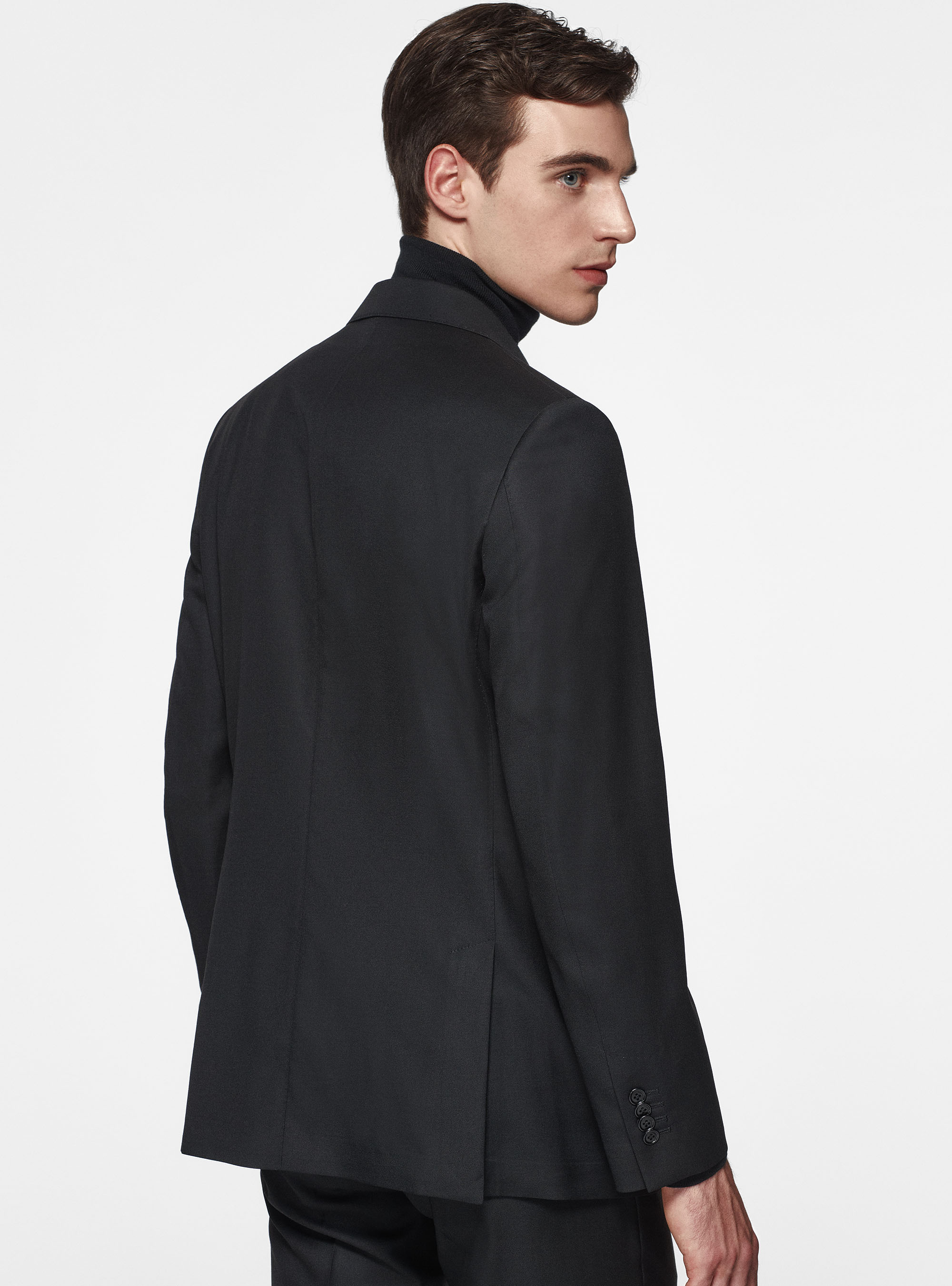 Giacca in pura lana superfine 110's, NERO