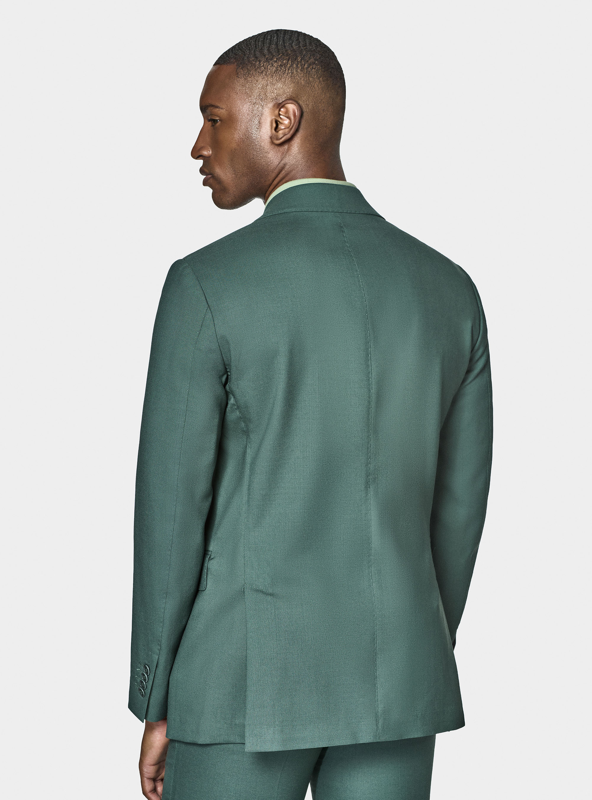 Pure wool suit blazer Vitale Barberis Canonico, GREEN